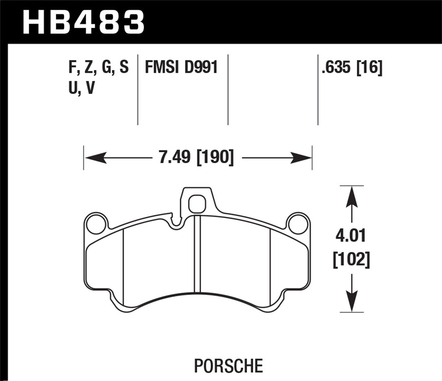 HPS 5.0 Disc Brake Pad