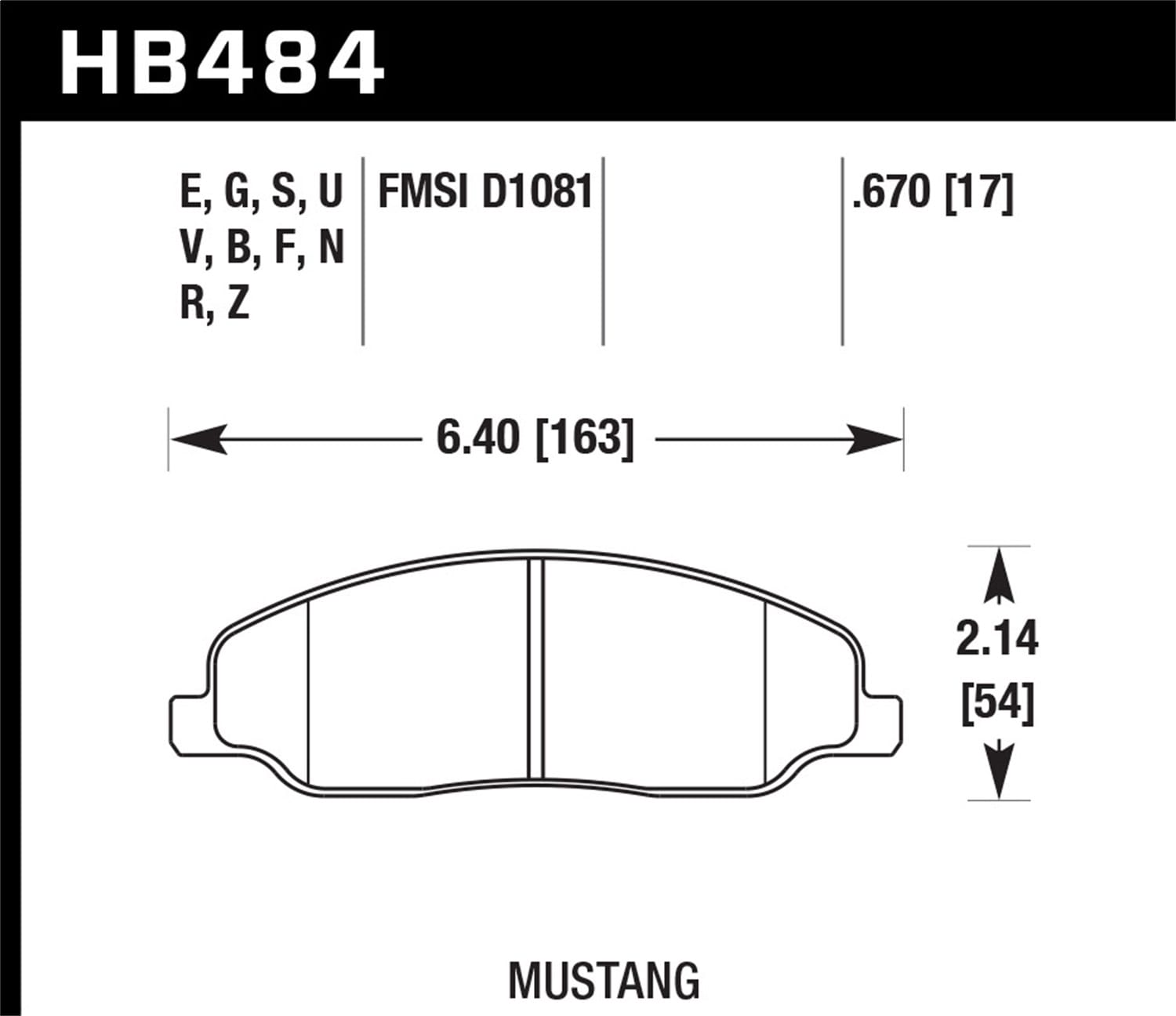 HPS 5.0 Disc Brake Pad