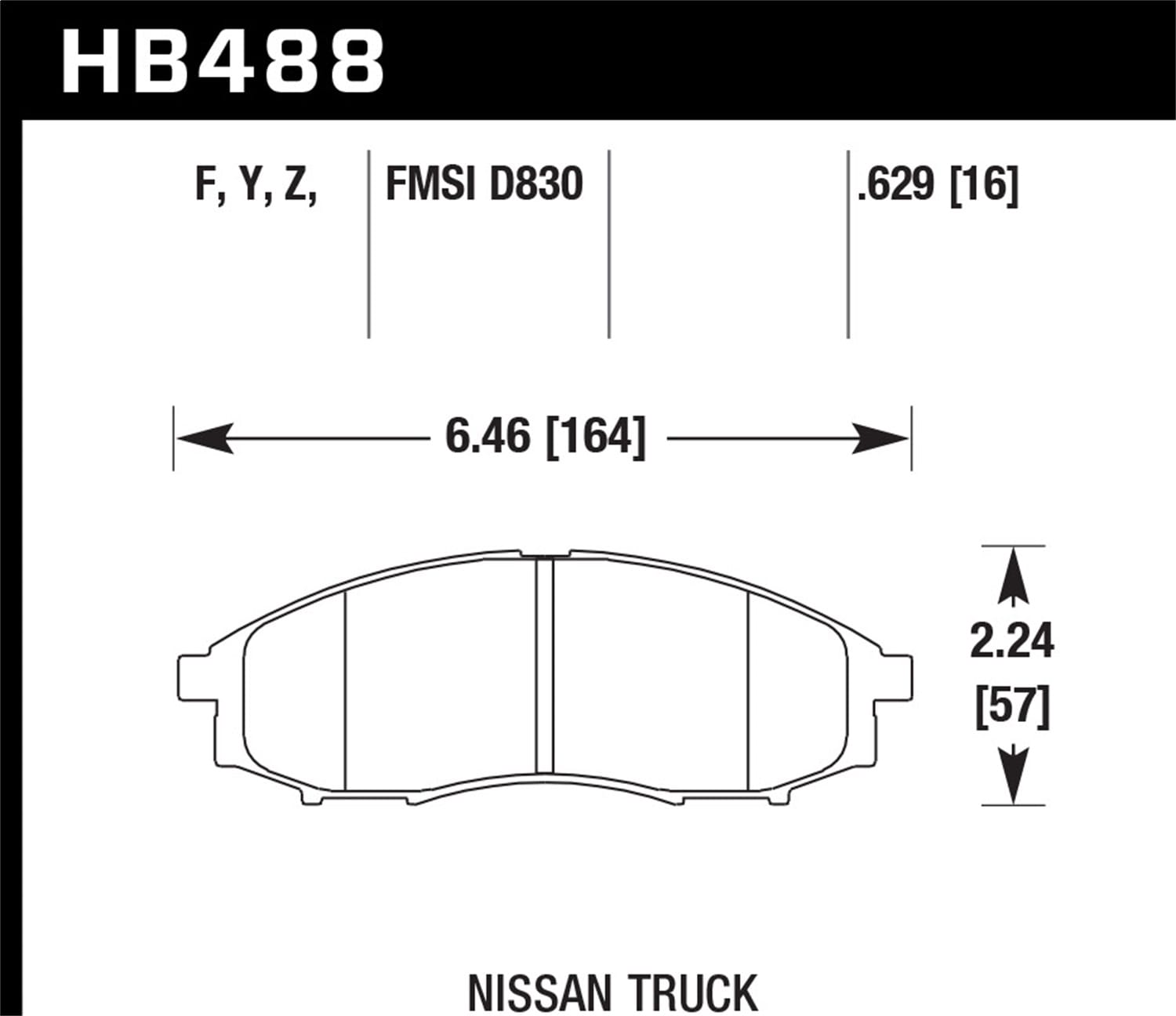 HPS Disc Brake Pad