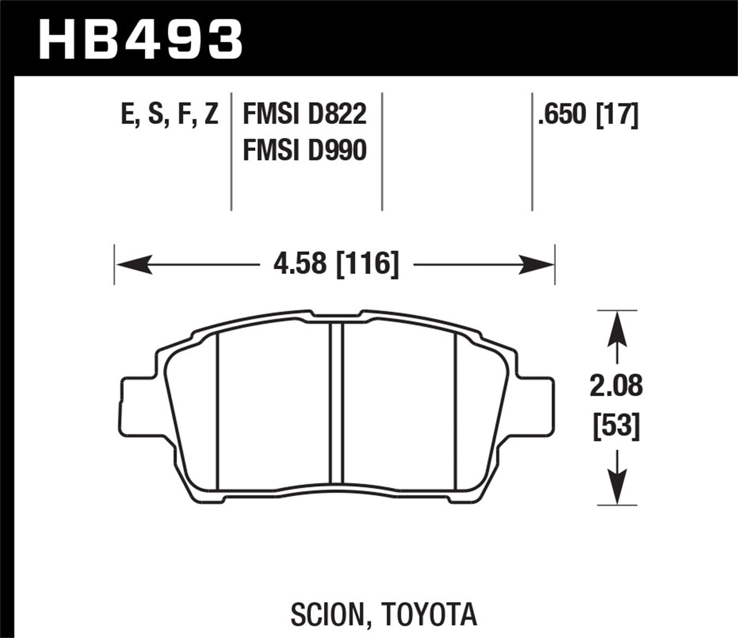 Blue 9012 Disc Brake Pad