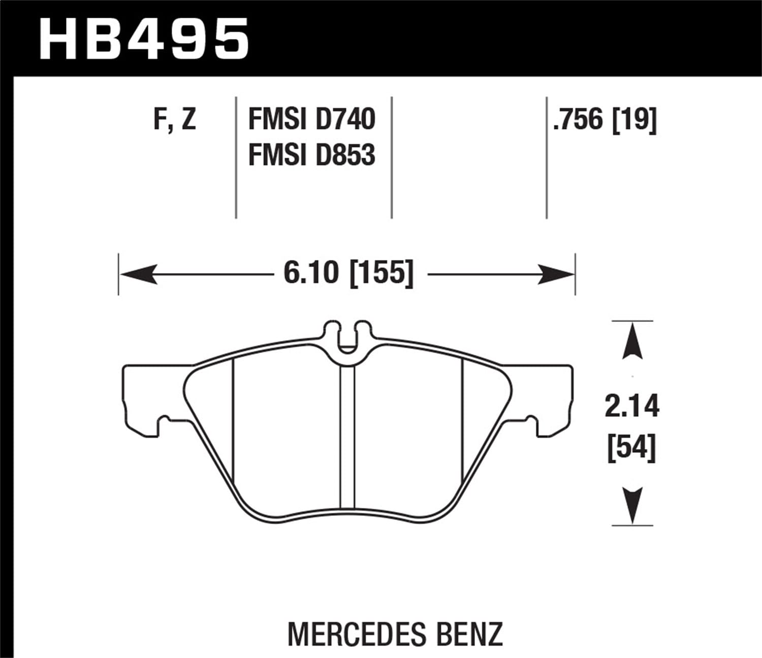 Performance Ceramic Disc Brake Pad
