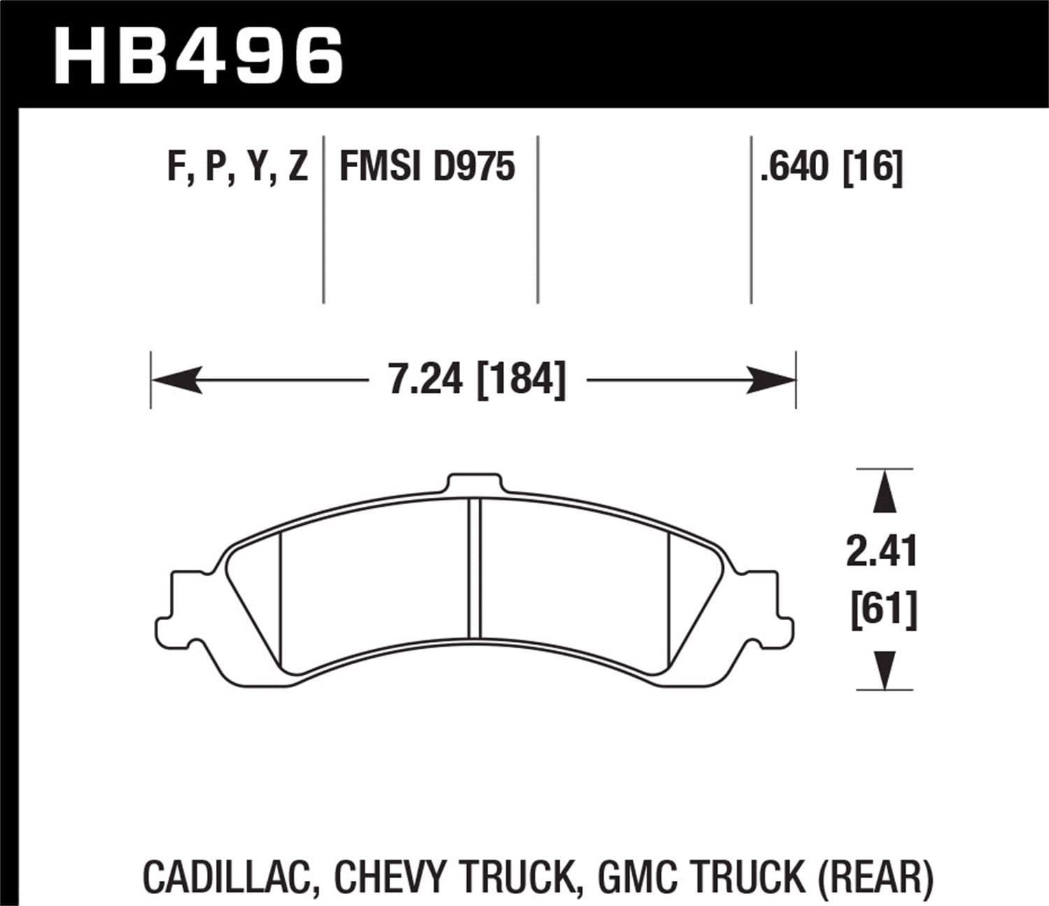 HPS Disc Brake Pad