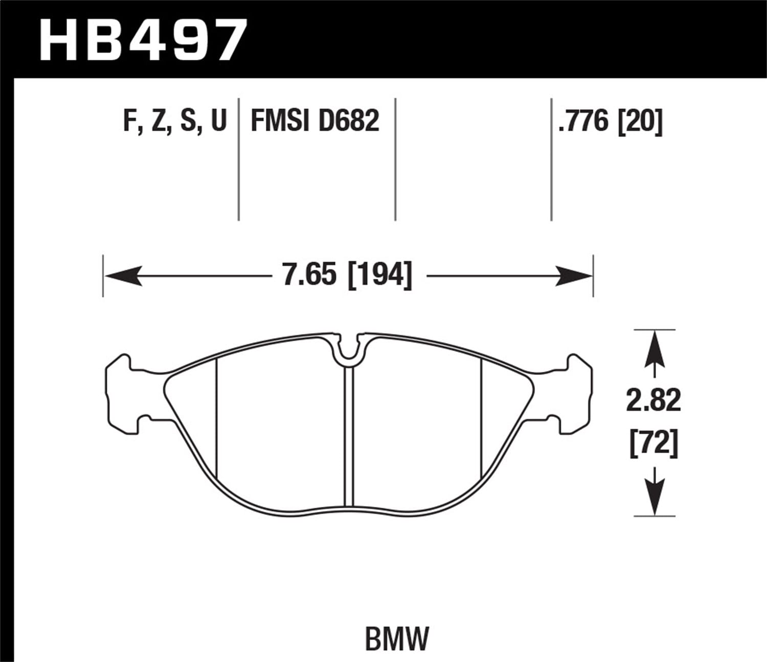 HPS 5.0 Disc Brake Pad