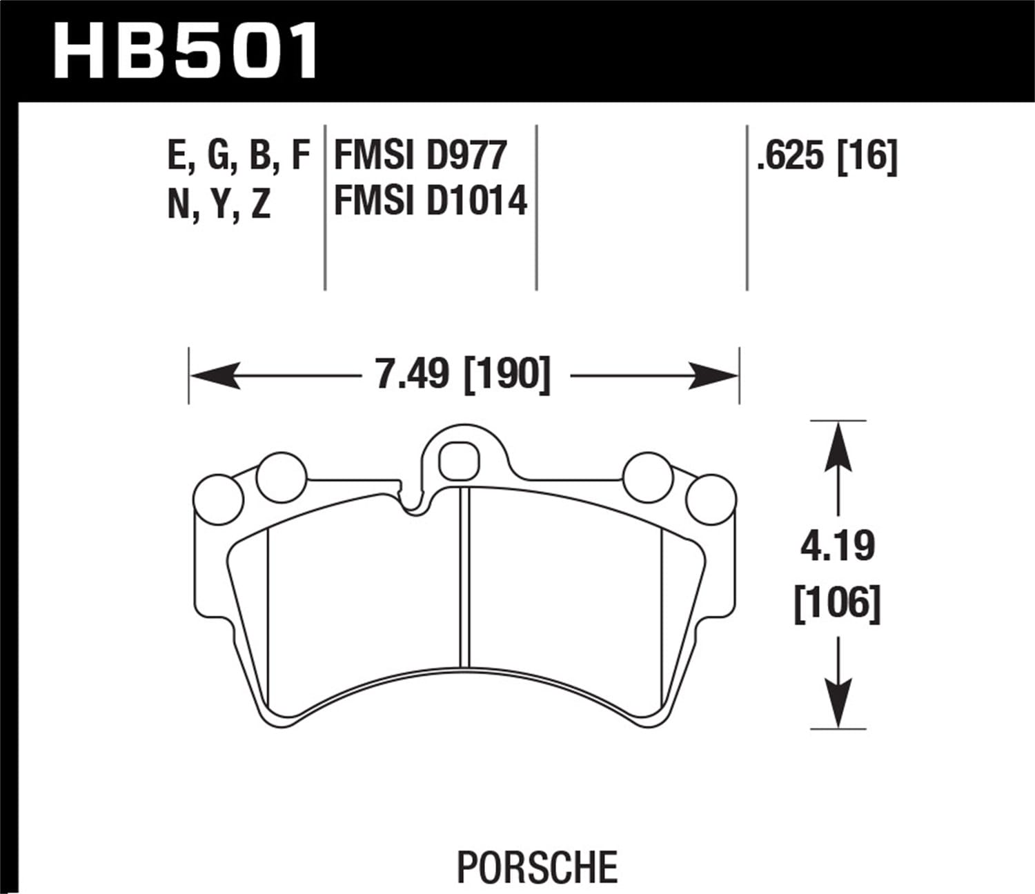 HPS 5.0 Disc Brake Pad