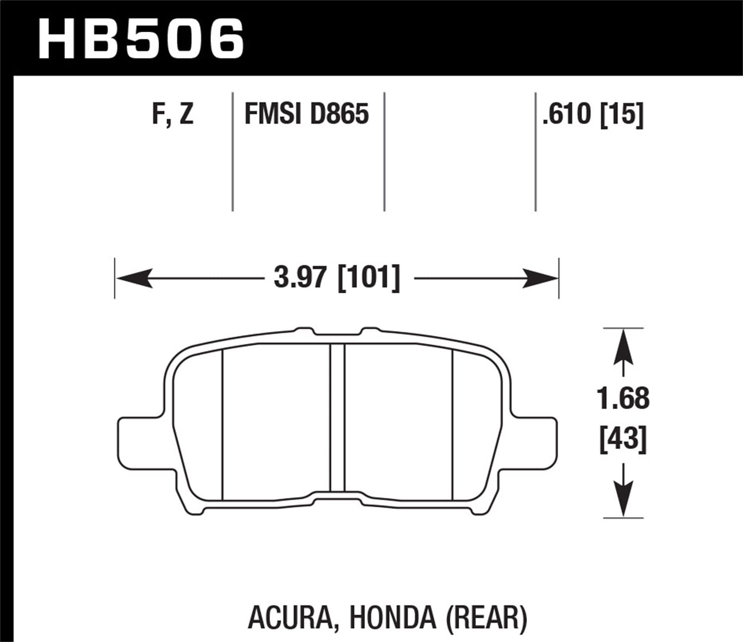 HPS Disc Brake Pad