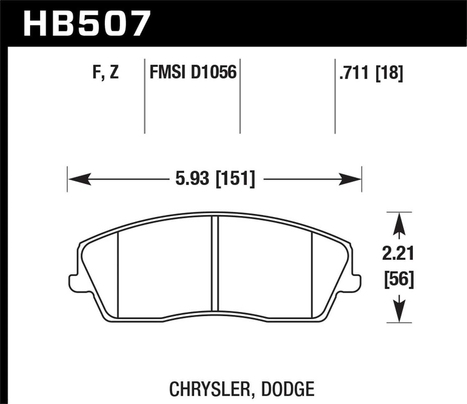 HPS 5.0 Disc Brake Pad