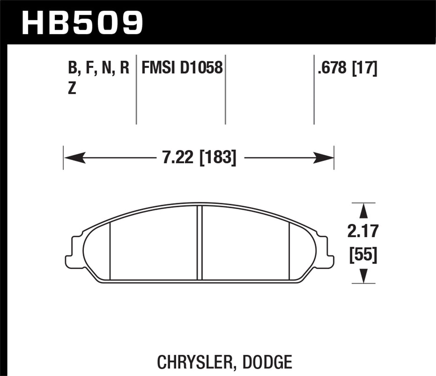 HPS 5.0 Disc Brake Pad