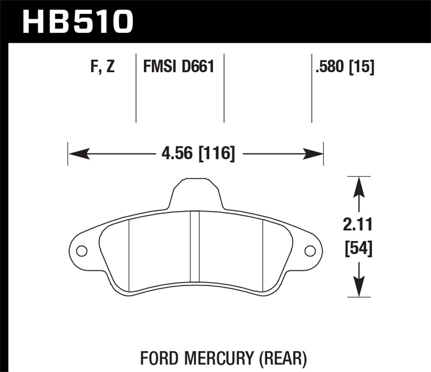 HPS Disc Brake Pad