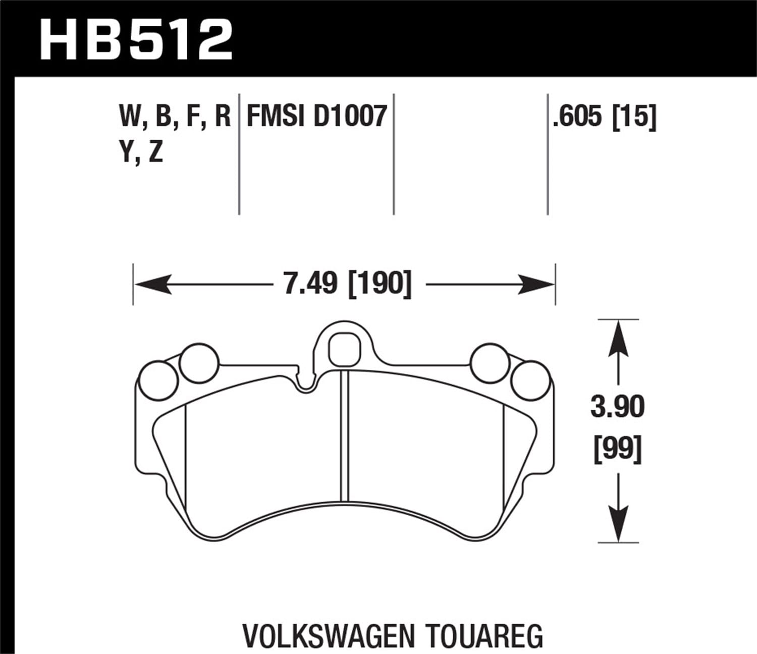 HPS 5.0 Disc Brake Pad