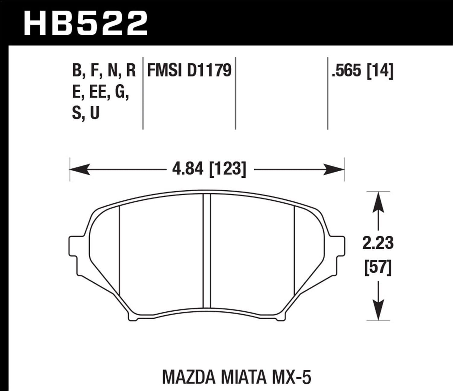 HPS 5.0 Disc Brake Pad