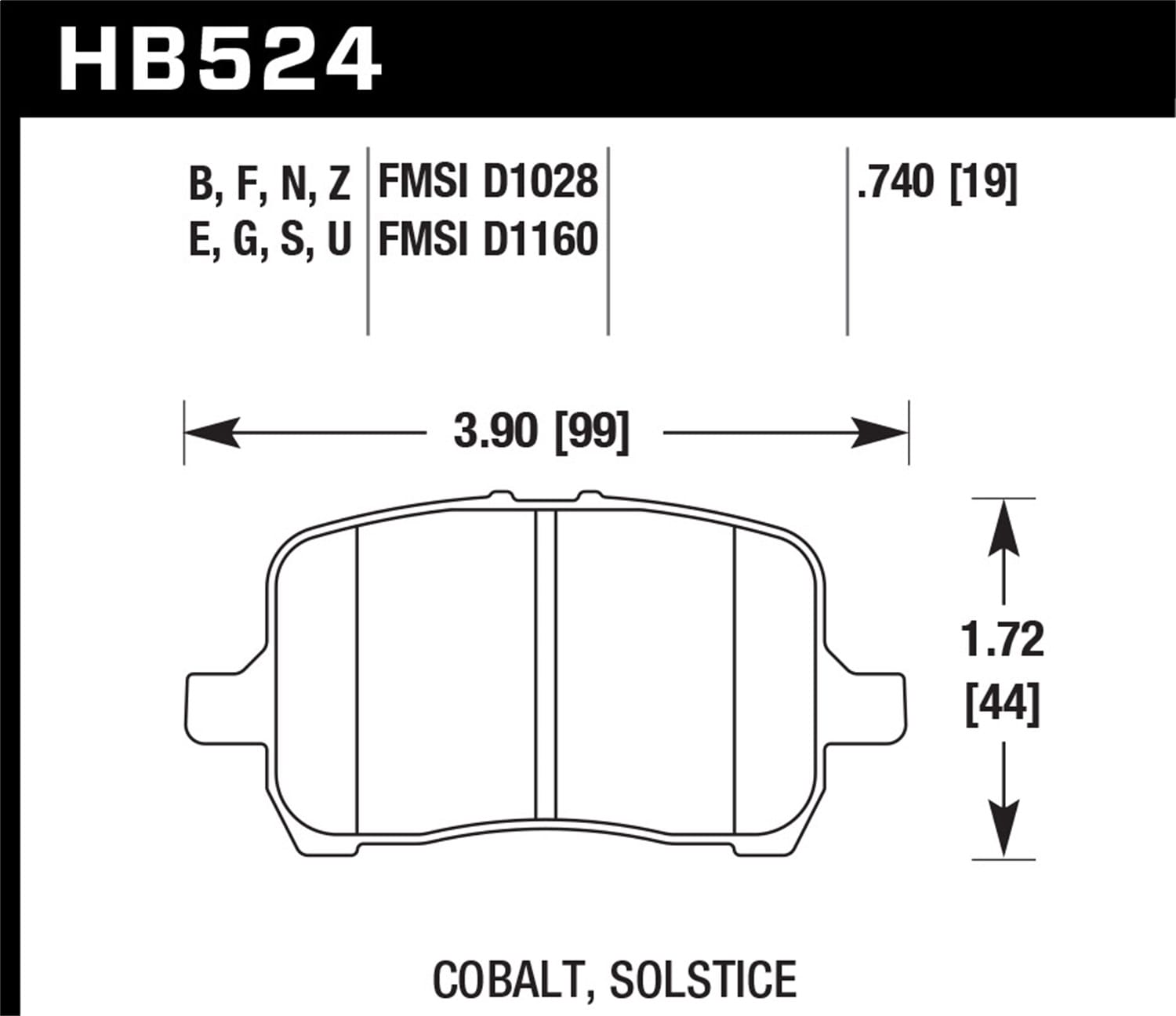 HPS 5.0 Disc Brake Pad