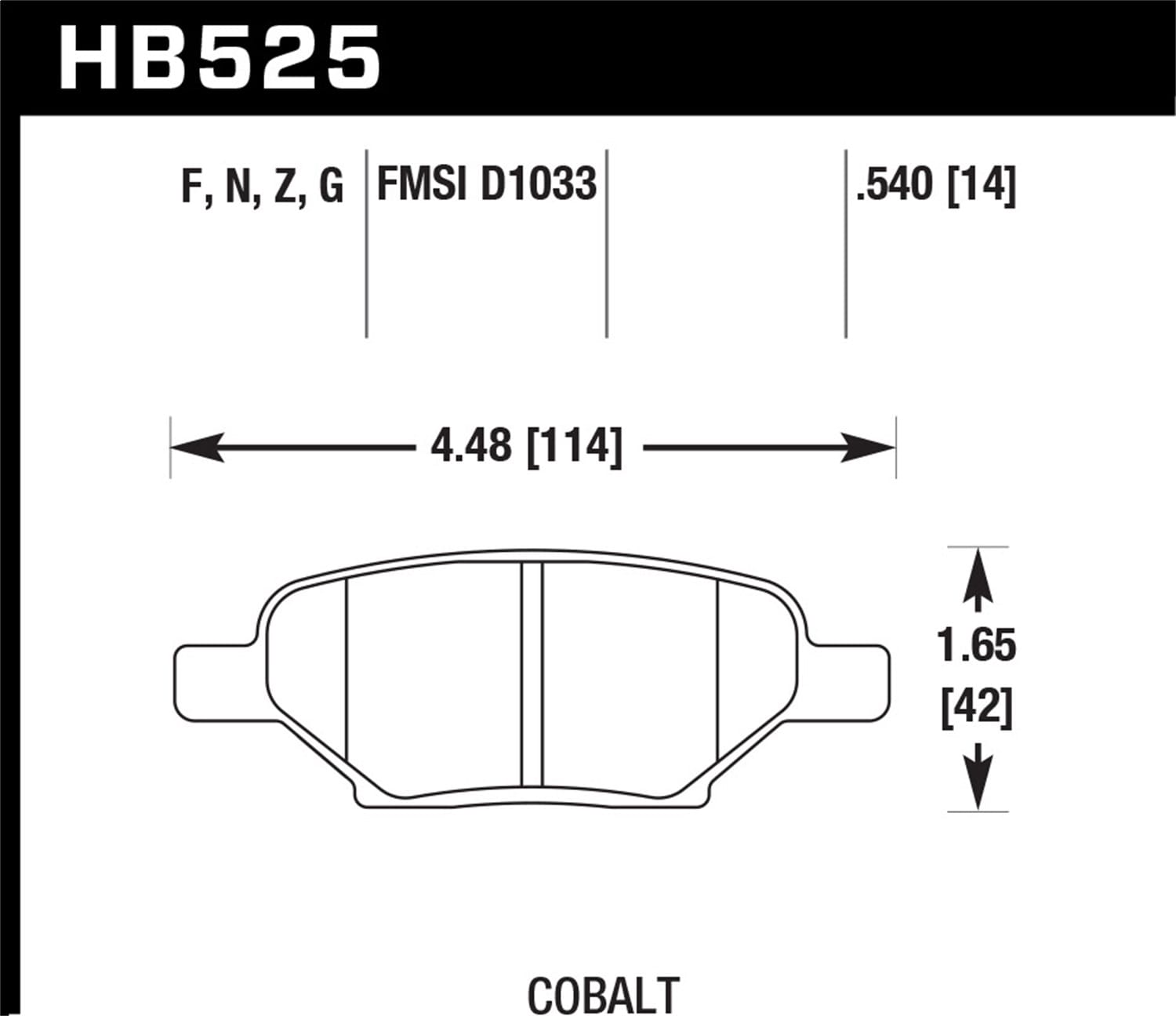 HPS Disc Brake Pad