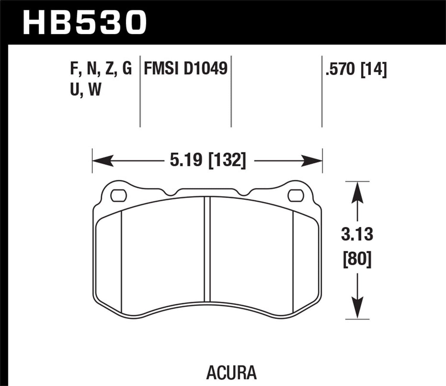 HPS 5.0 Disc Brake Pad