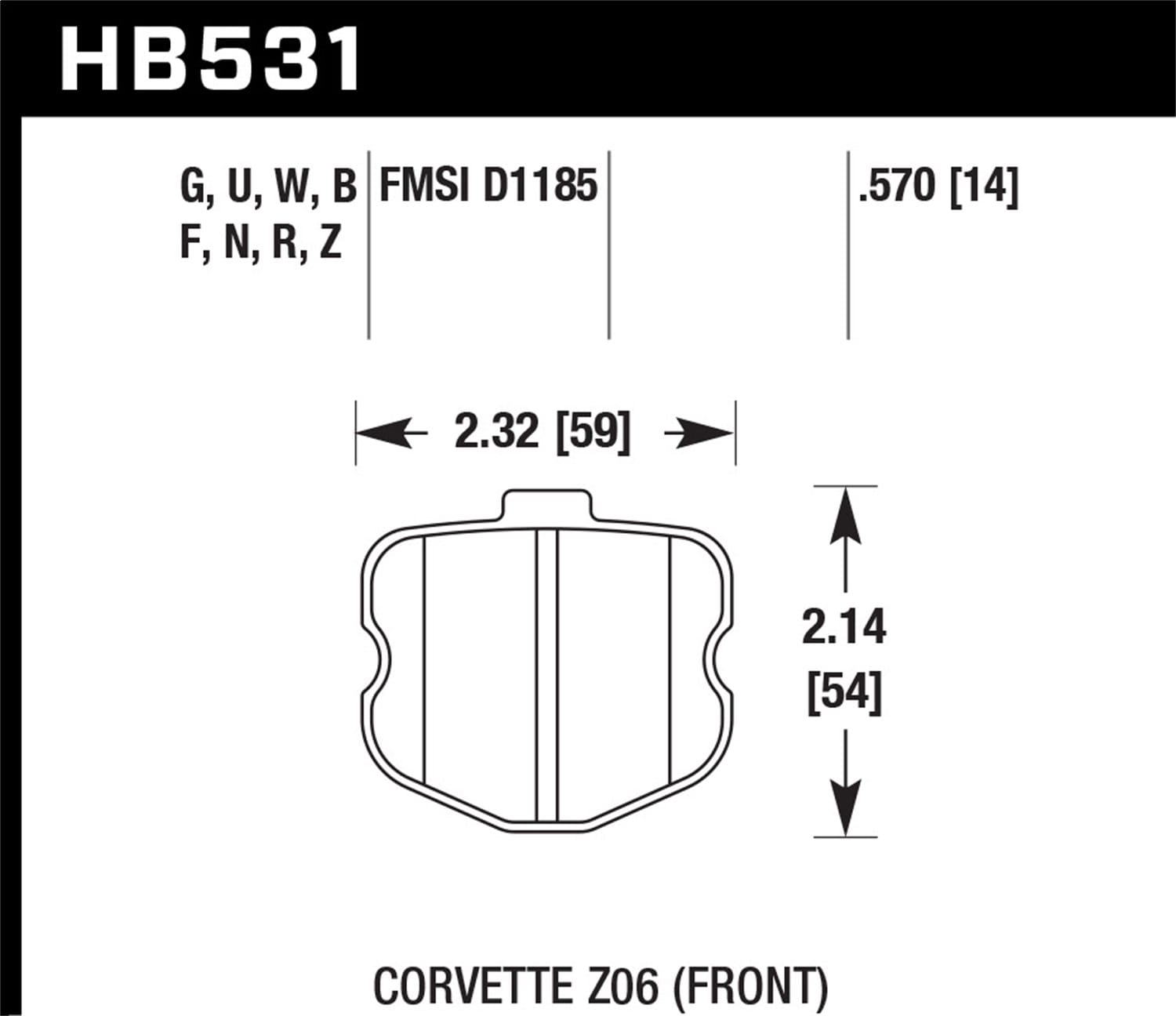 HPS 5.0 Disc Brake Pad