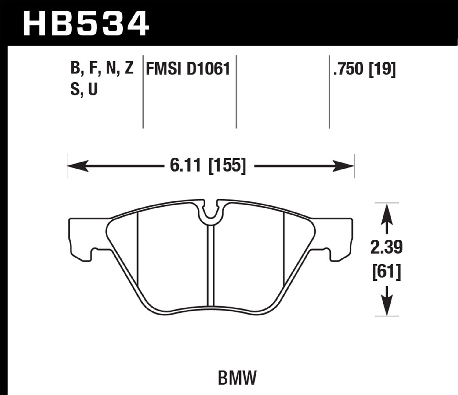 HPS 5.0 Disc Brake Pad