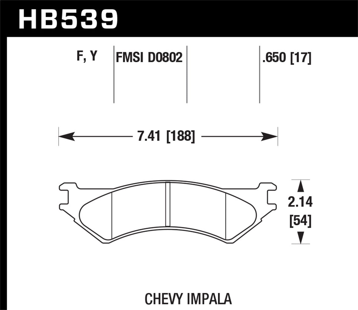 HPS Disc Brake Pad