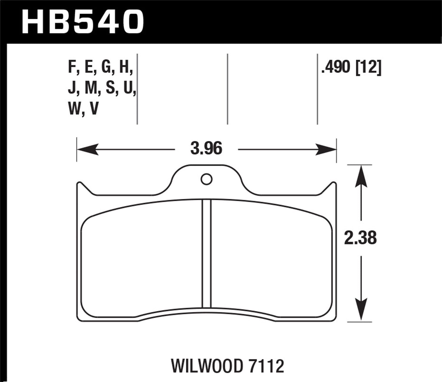 HPS 5.0 Disc Brake Pad