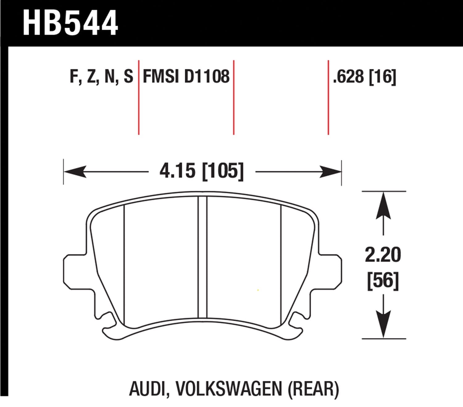 HPS 5.0 Disc Brake Pad