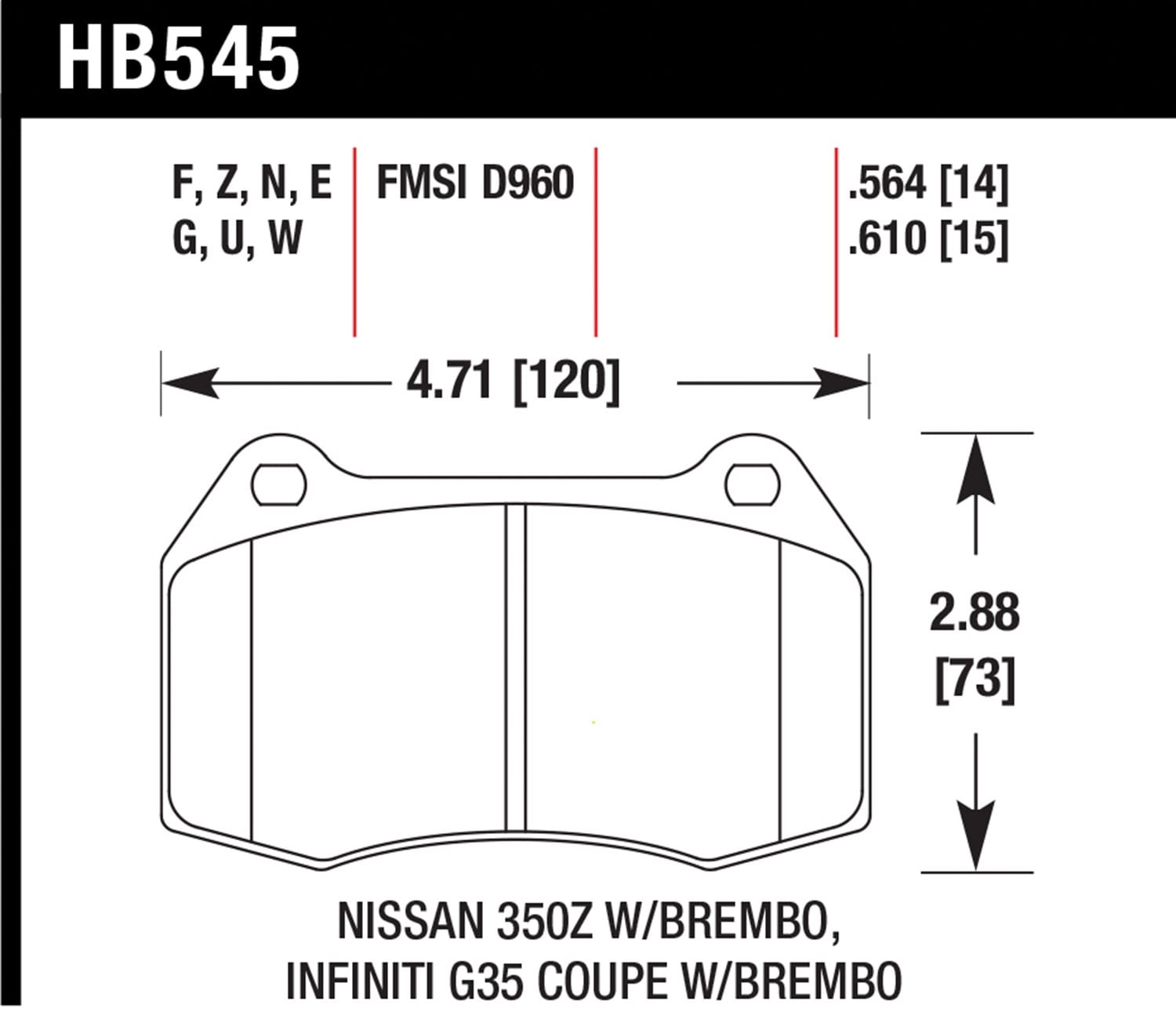 HPS 5.0 Disc Brake Pad