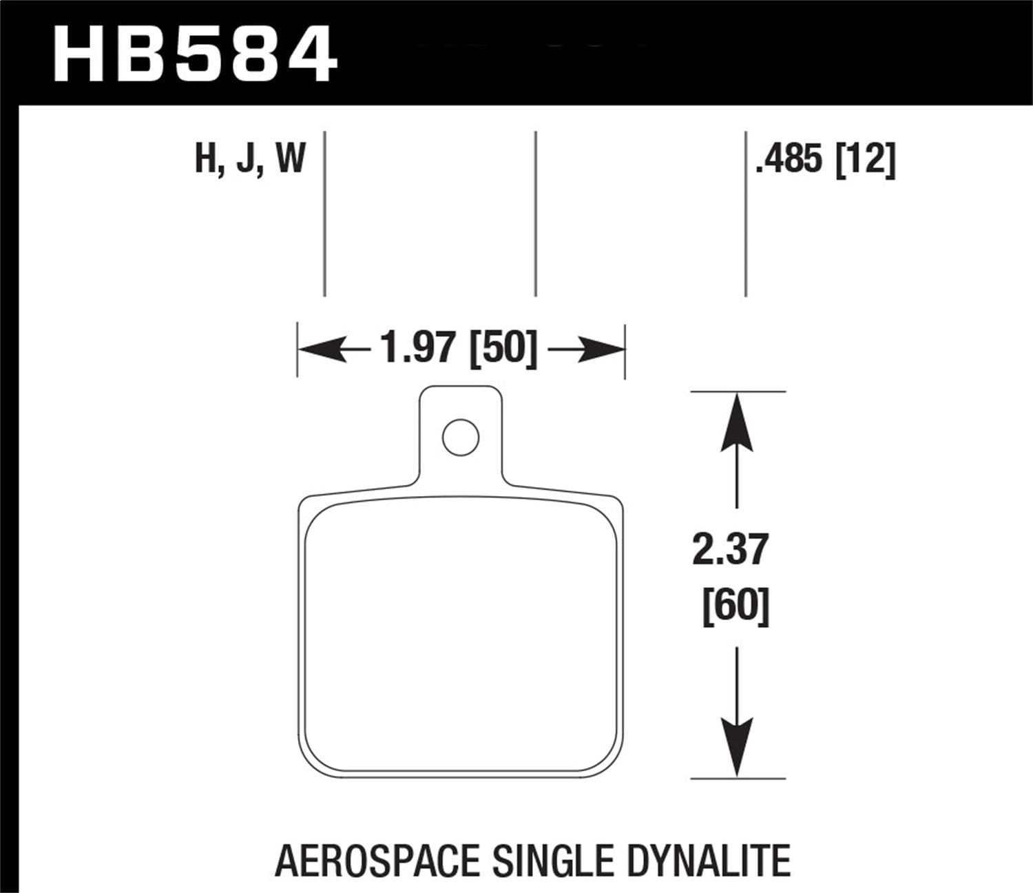 HPS 5.0 Disc Brake Pad