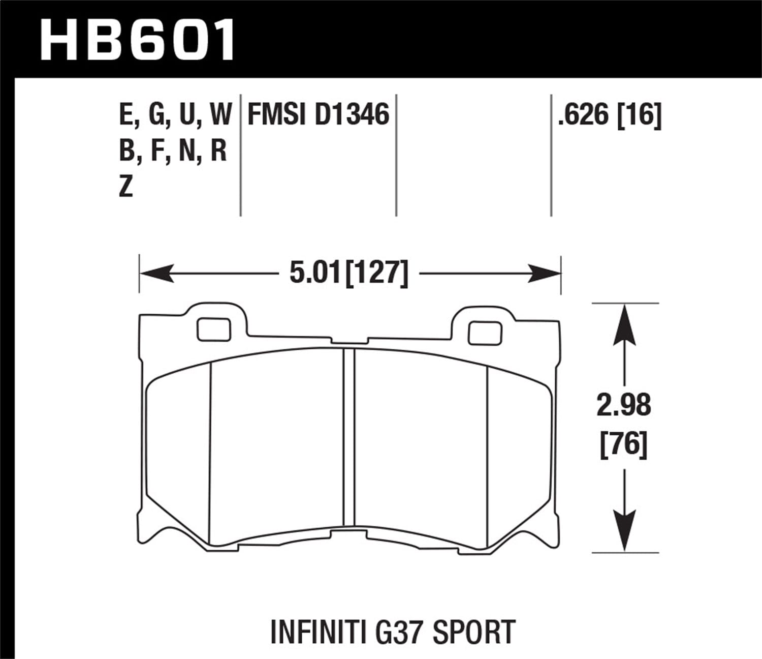Street Race Disc Brake Pad