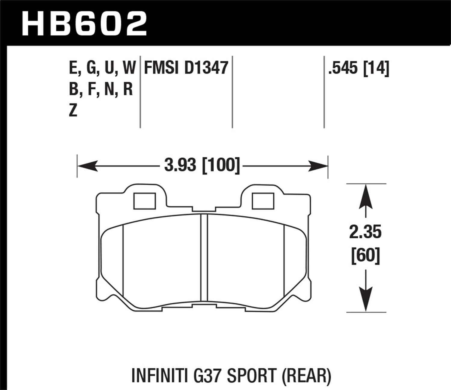 HPS 5.0 Disc Brake Pad
