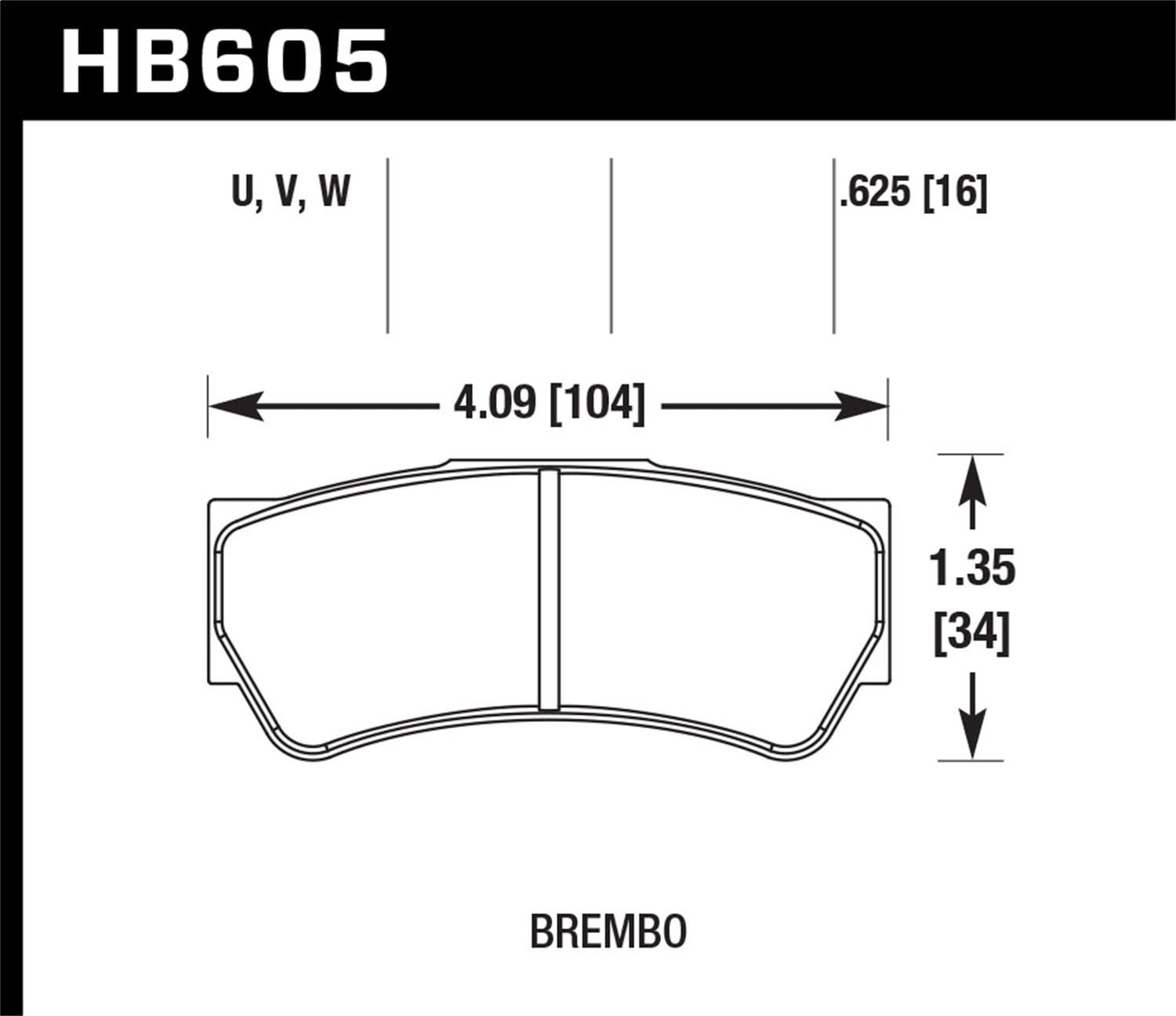 ER-1 Disc Brake Pad