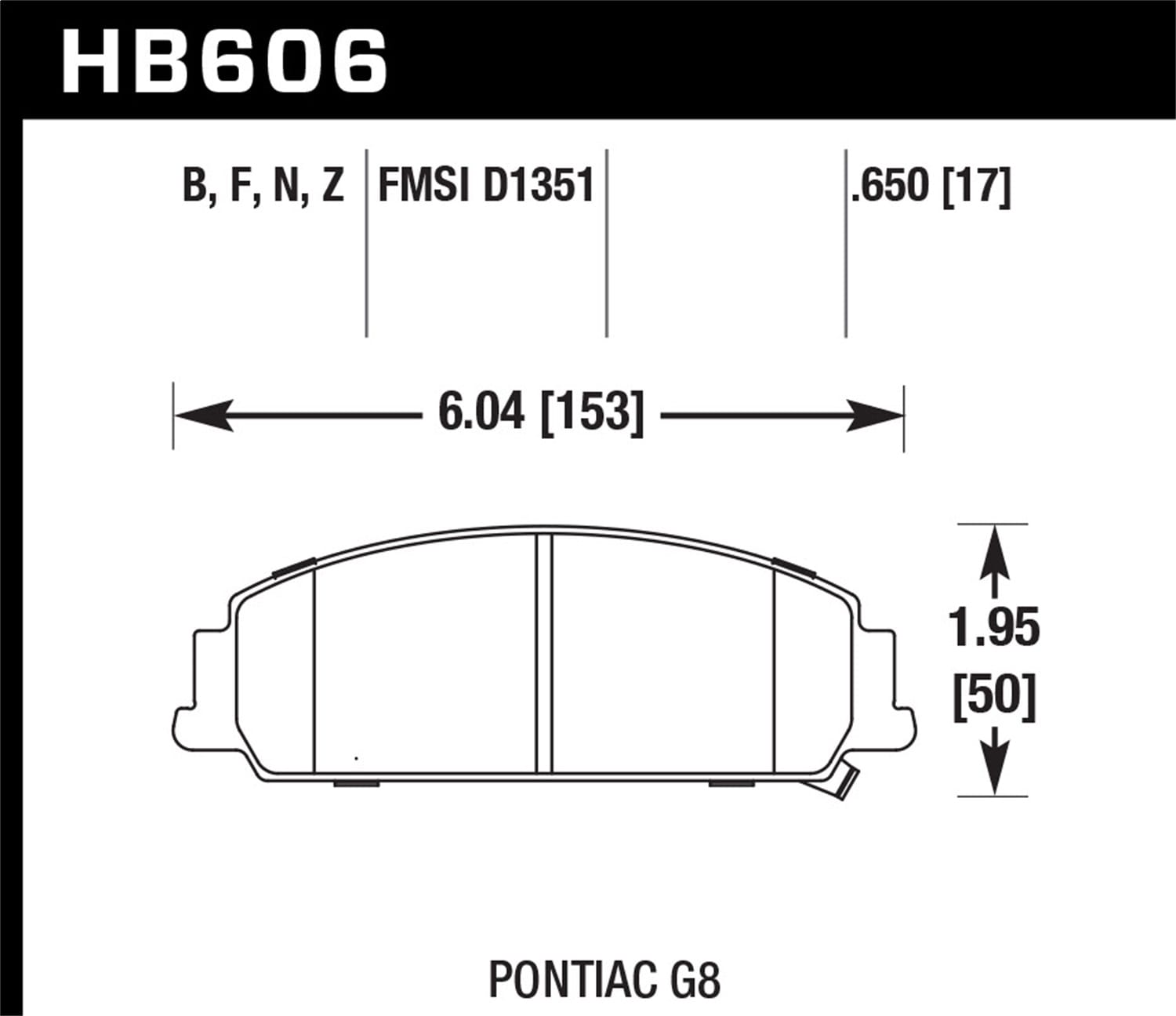 HPS 5.0 Disc Brake Pad