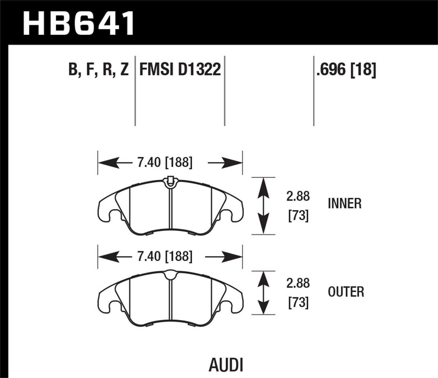 Performance Ceramic Disc Brake Pad