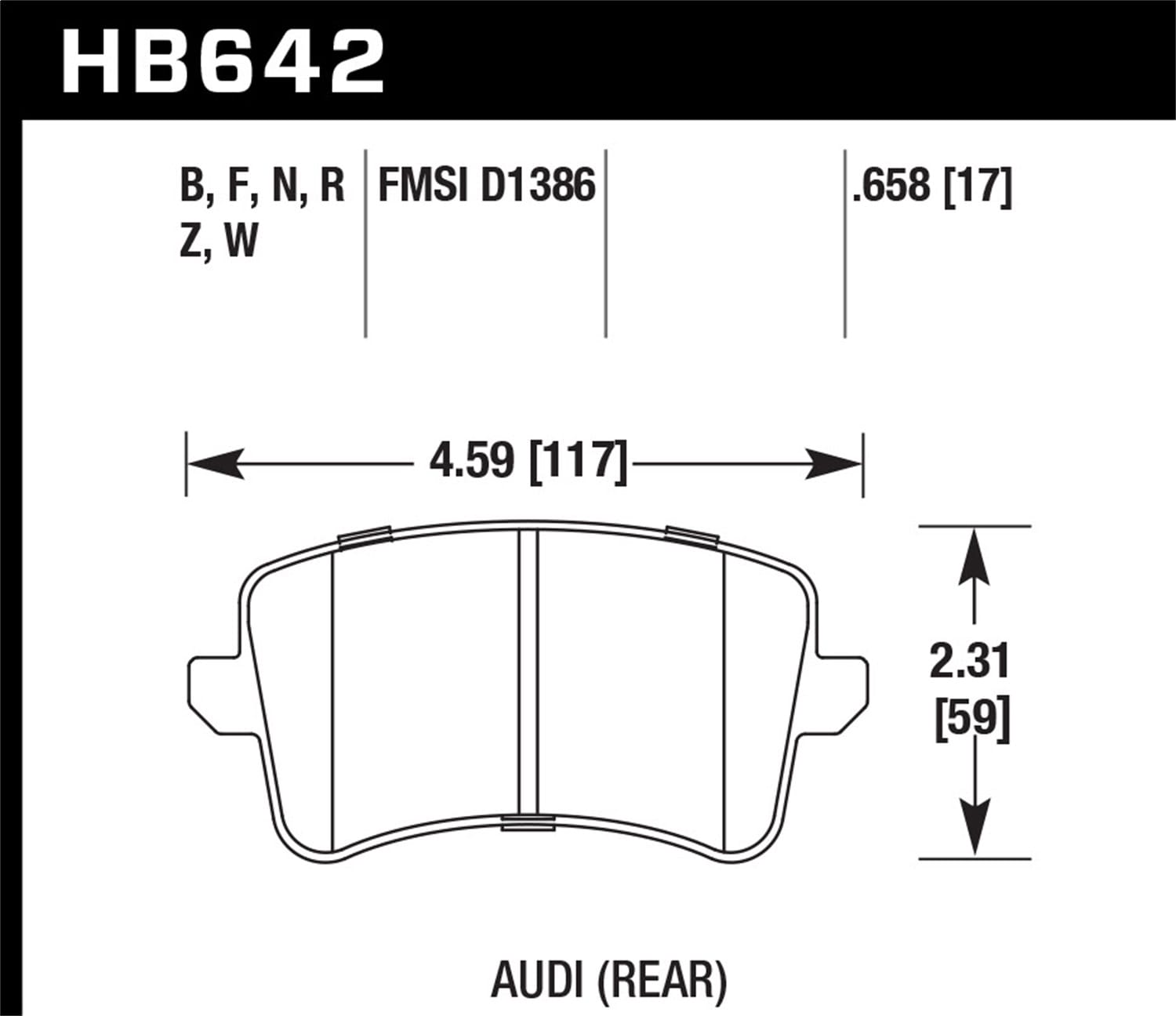 HPS 5.0 Disc Brake Pad