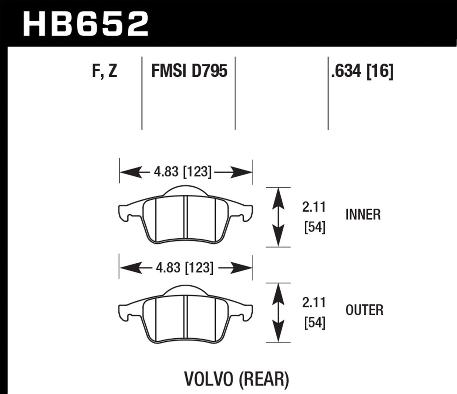 Performance Ceramic Disc Brake Pad