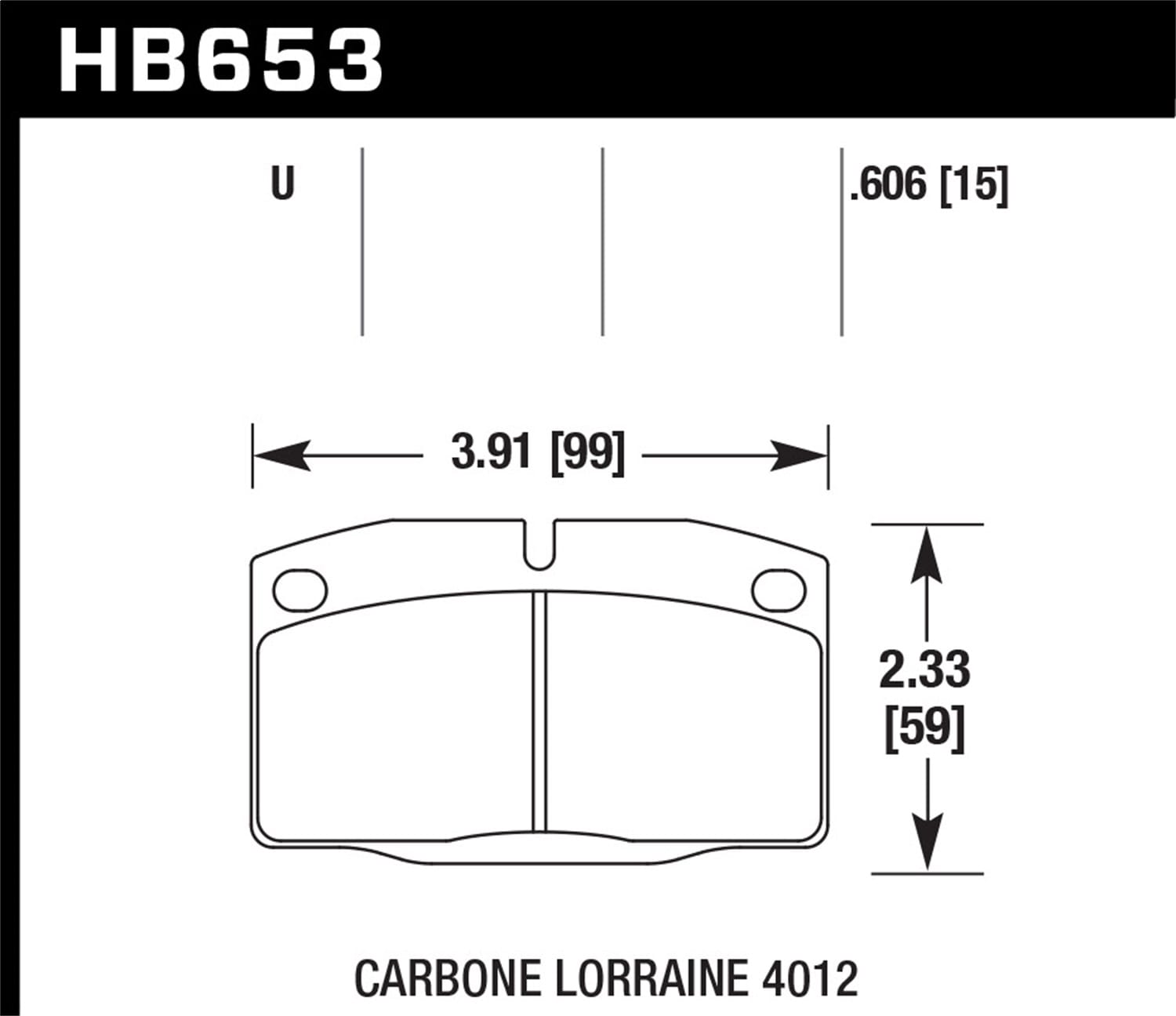 DTC-70 Disc Brake Pad