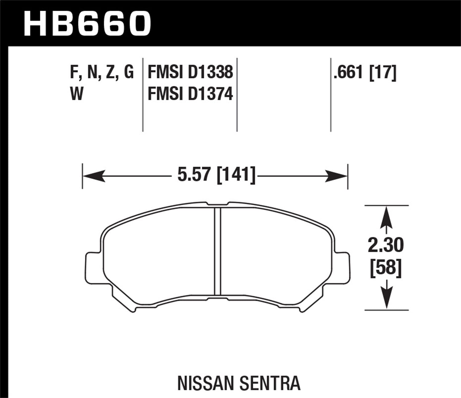 HPS 5.0 Disc Brake Pad