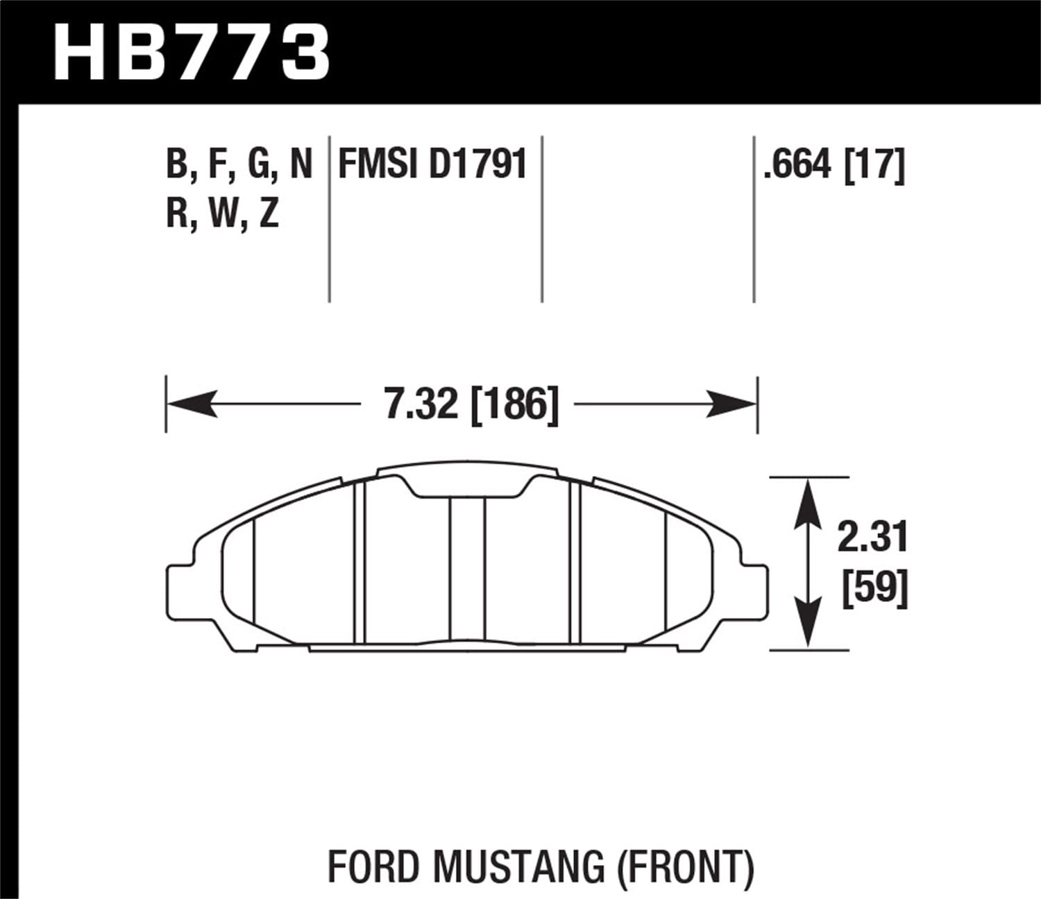 HPS 5.0 Disc Brake Pad