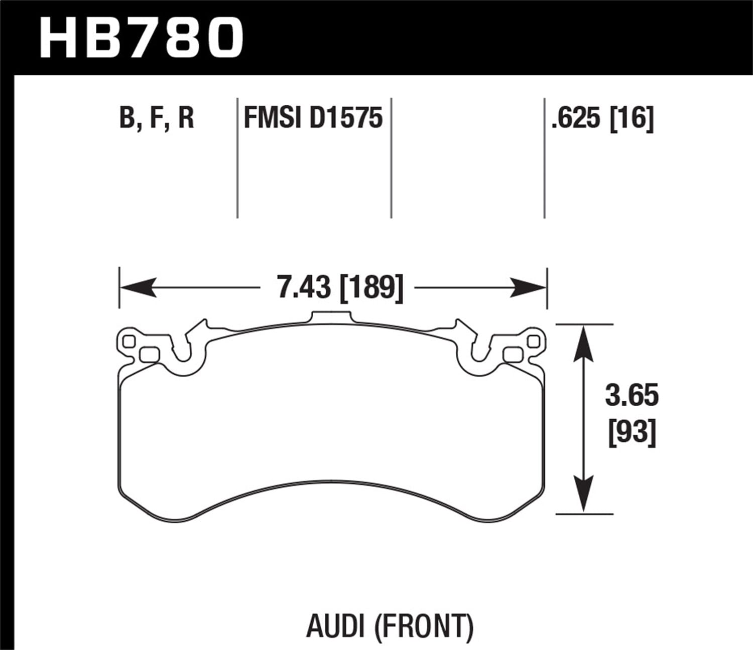 HPS 5.0 Disc Brake Pad