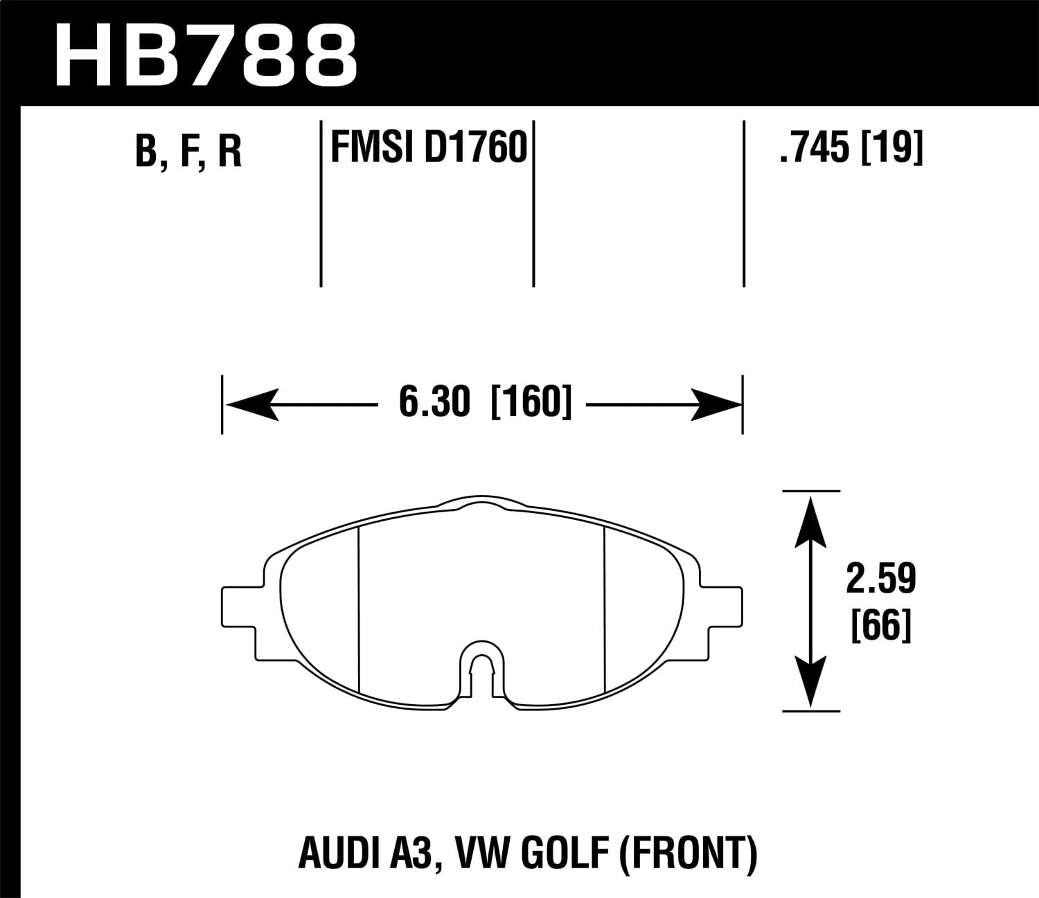 HPS 5.0 Disc Brake Pad