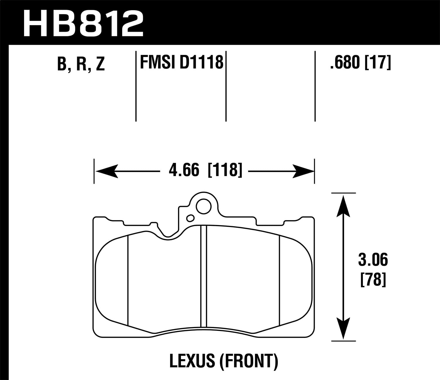 HPS 5.0 Disc Brake Pad