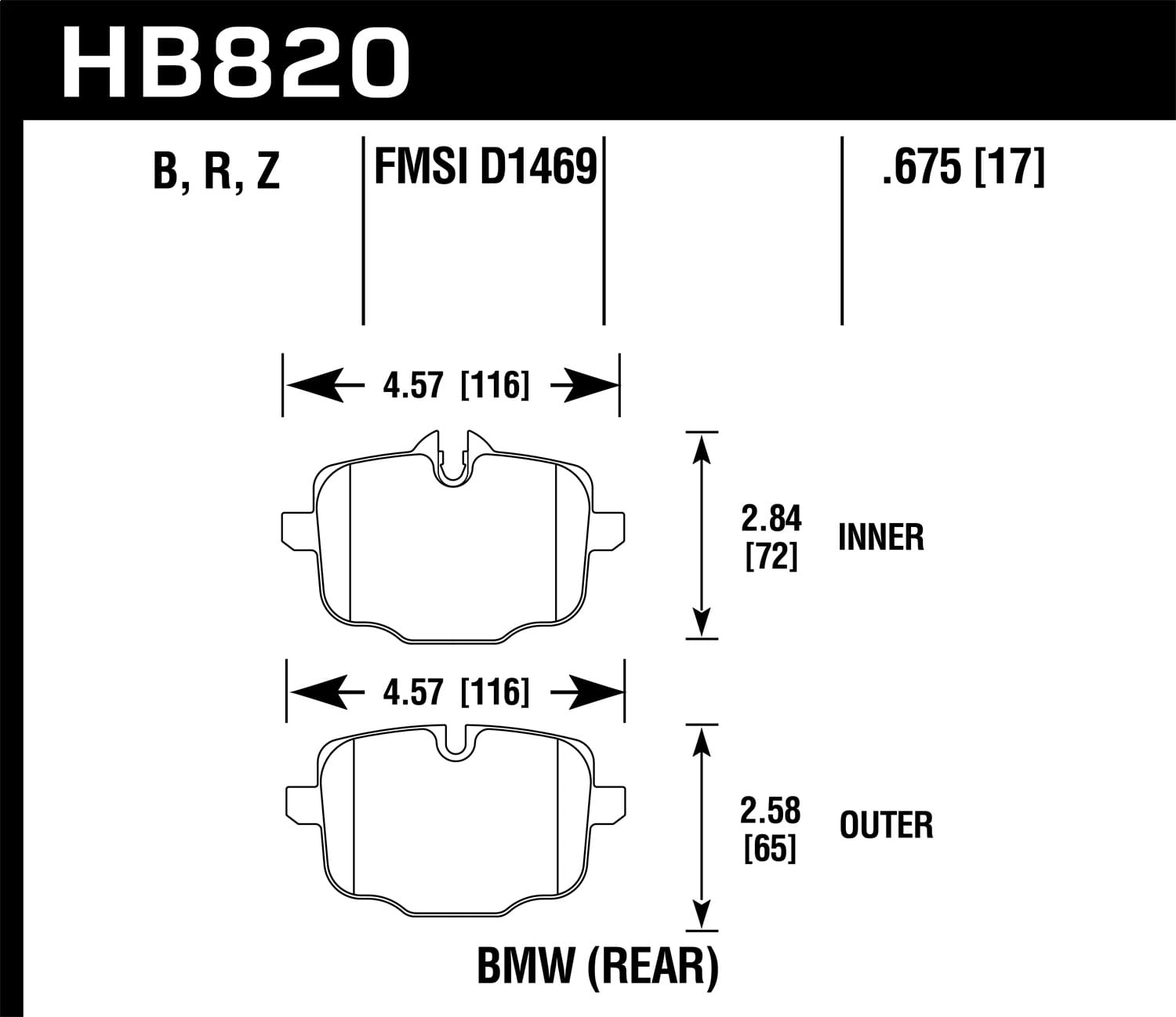 HPS 5.0 Disc Brake Pad