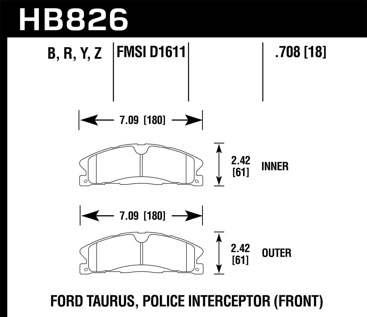HPS 5.0 Disc Brake Pad