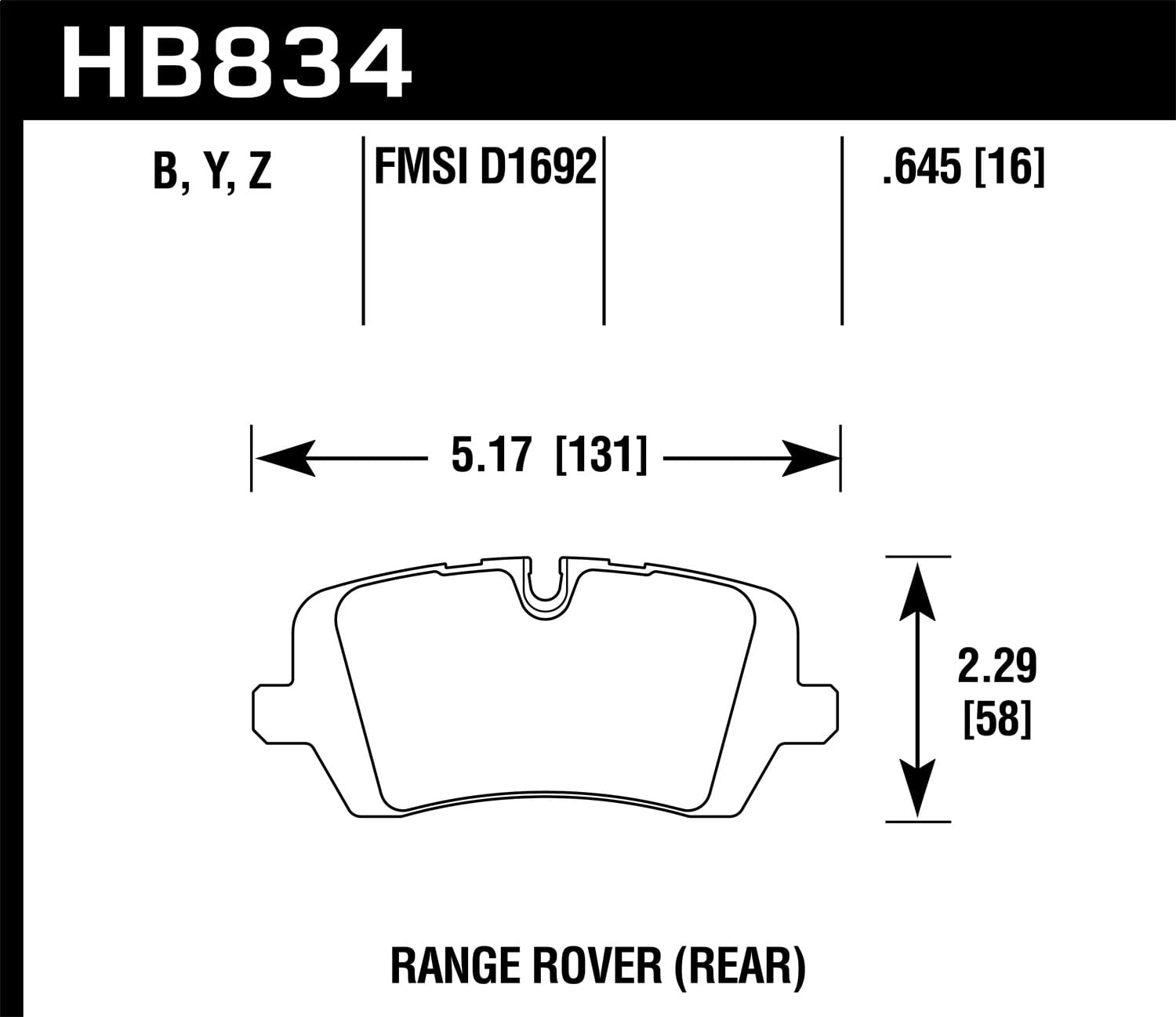 HPS 5.0 Disc Brake Pad