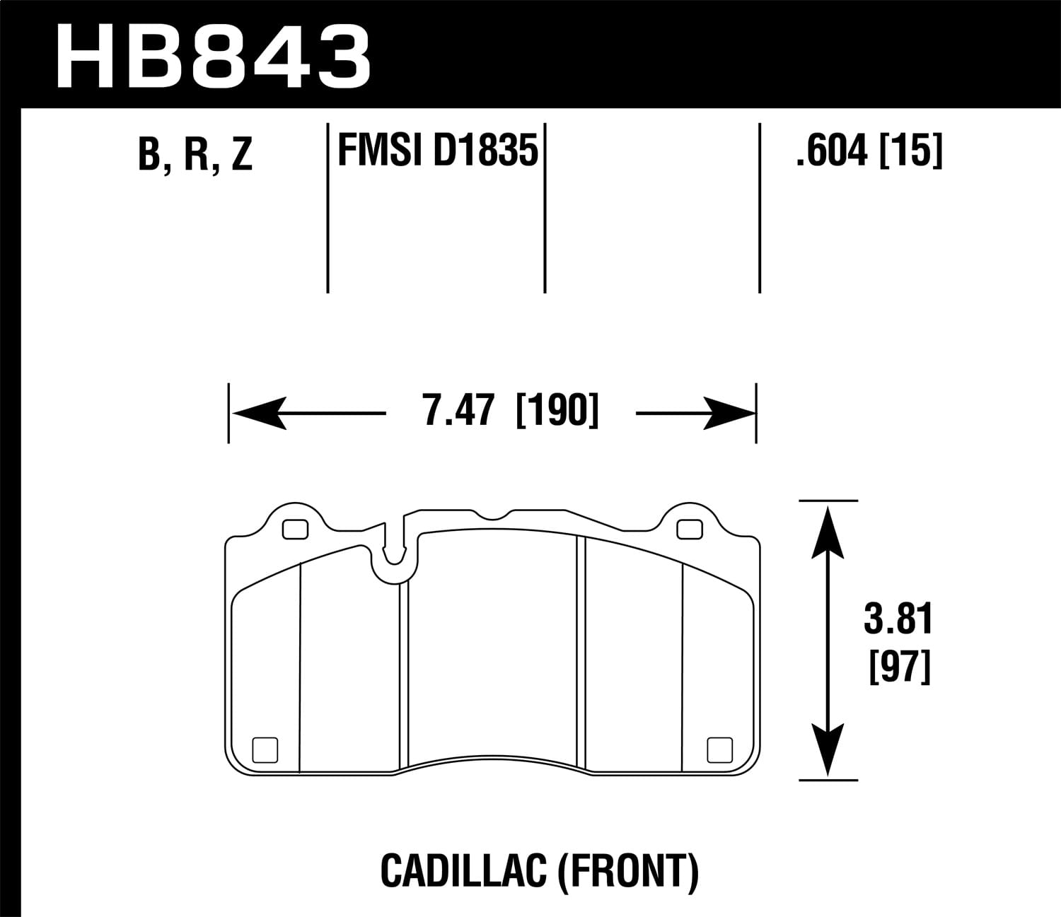 Performance Ceramic Disc Brake Pad