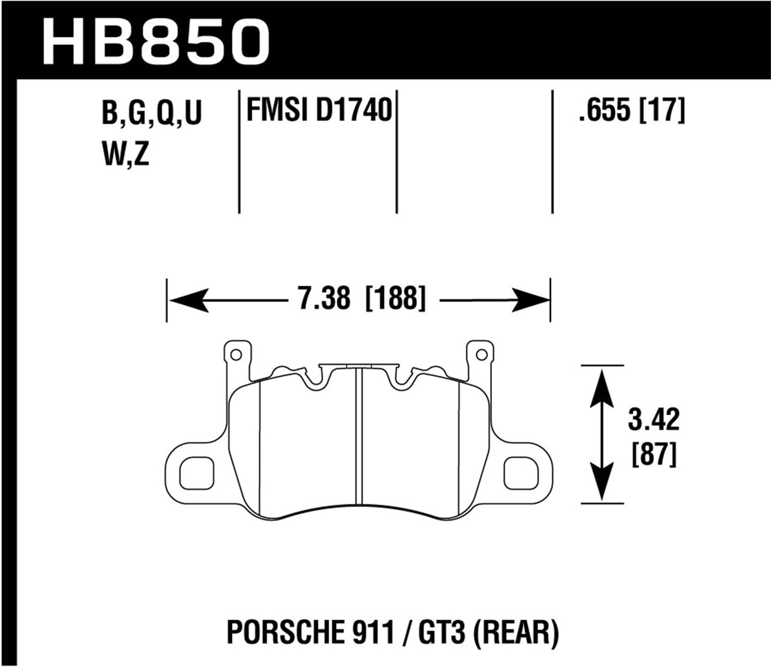 HPS 5.0 Disc Brake Pad