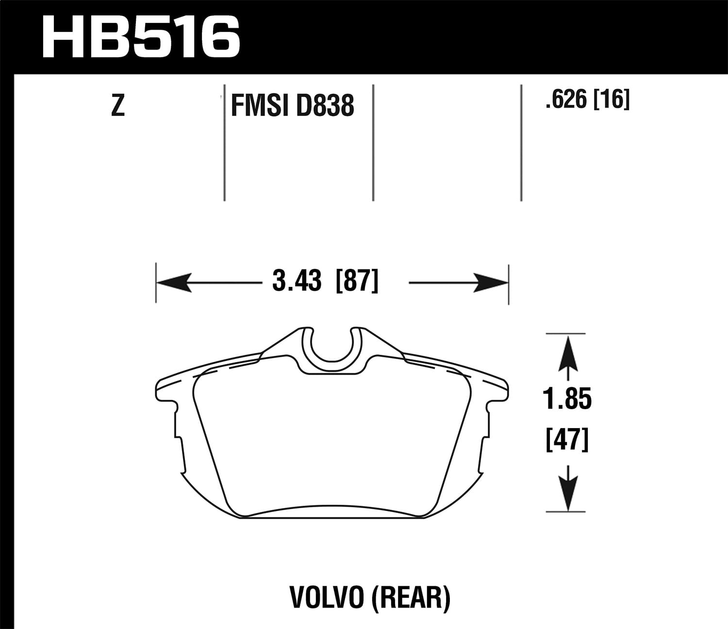 Performance Ceramic Disc Brake Pad
