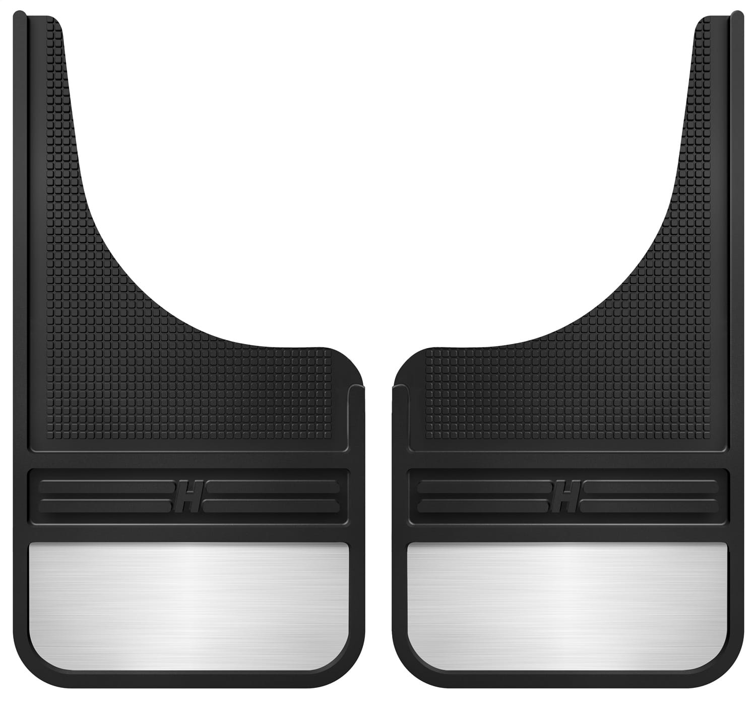 MudDog Mud Flaps-Rubber Front Mud Flaps-12IN w/Weight