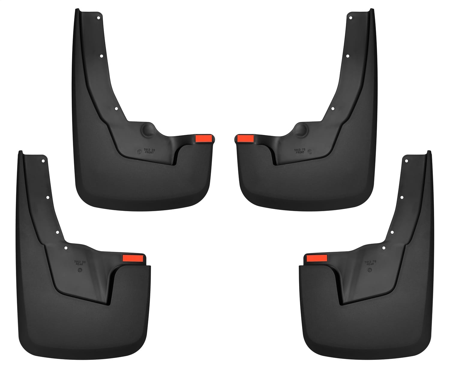 Custom Mud Guards-Front and Rear Mud Guard Set