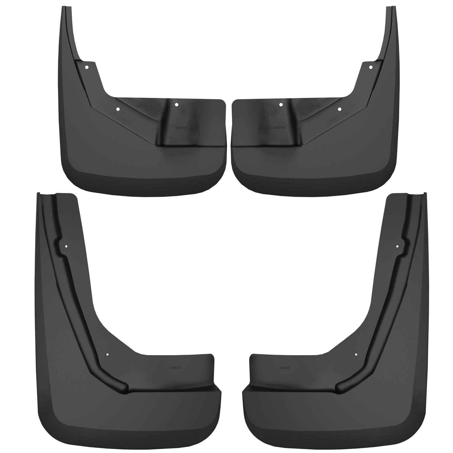 Custom Mud Guards-Front and Rear Mud Guard Set