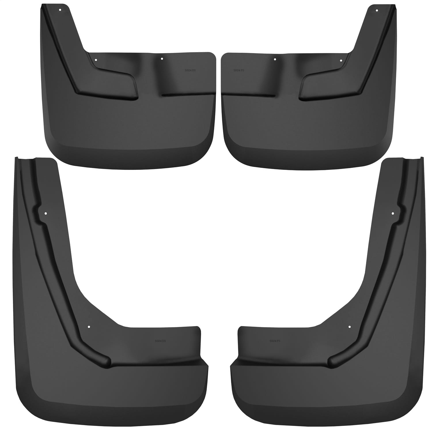 Custom Mud Guards-Front and Rear Mud Guard Set