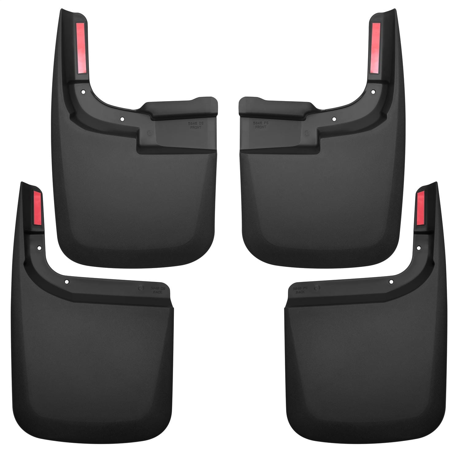 Custom Mud Guards-Front and Rear Mud Guard Set