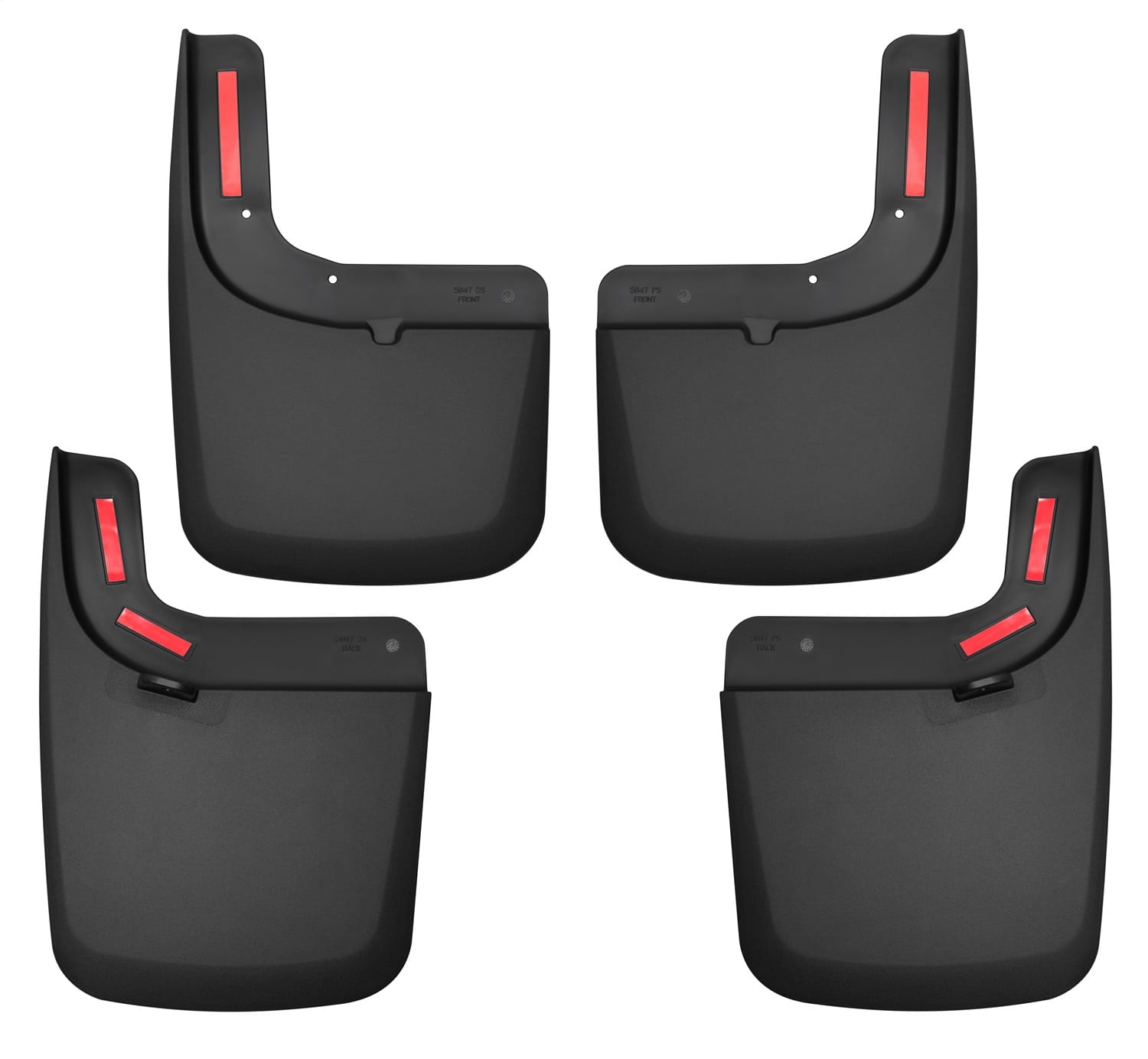 Custom Mud Guards-Front and Rear Mud Guard Set