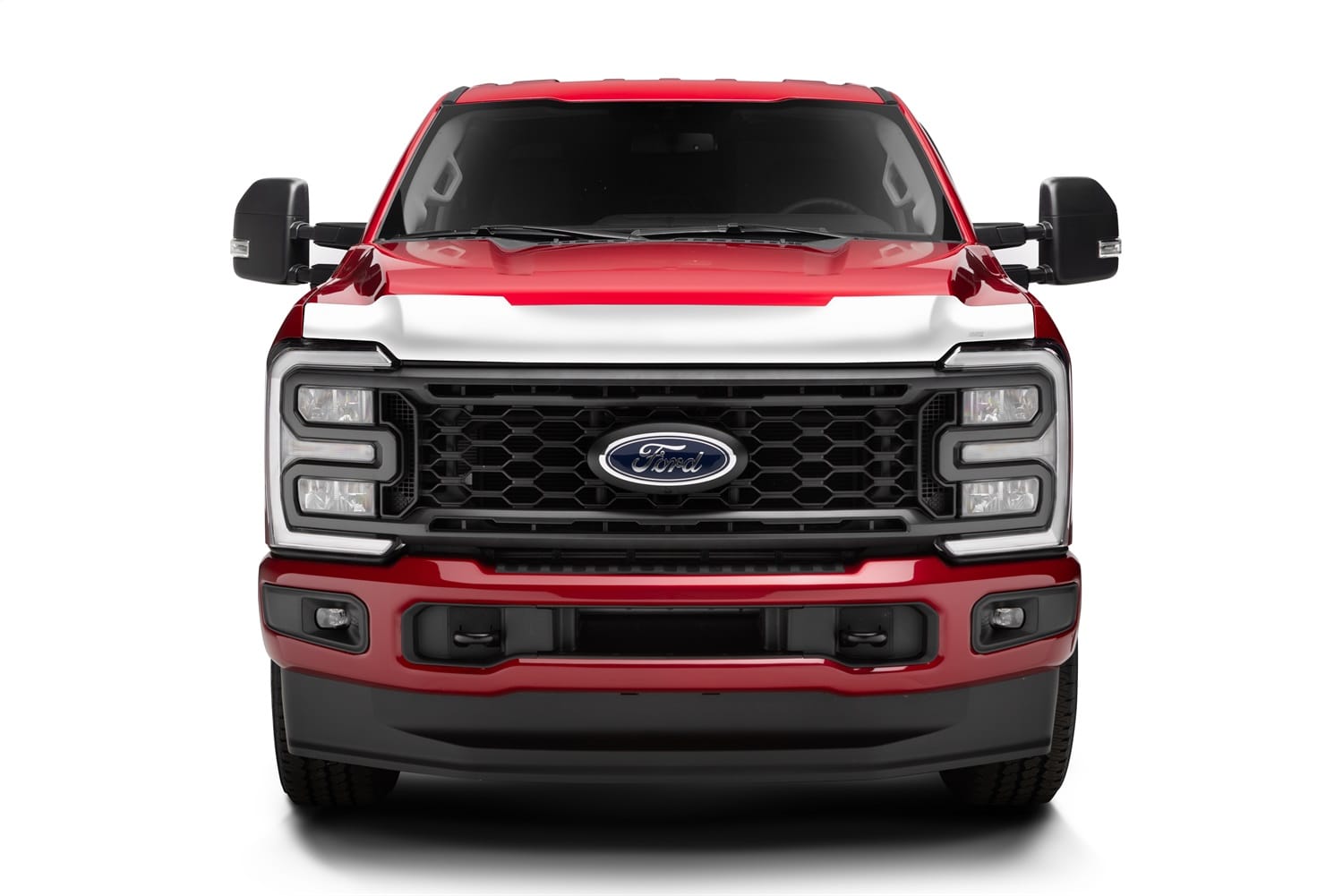 Aeroskin Hood Protector; Chrome